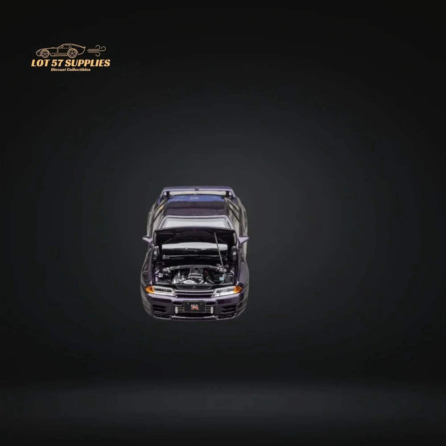 Focal Horizon Skyline R32 GT-R 3rd Gen Nismo S-Tune Full Carbon Purple 1:64 - ToylandEU