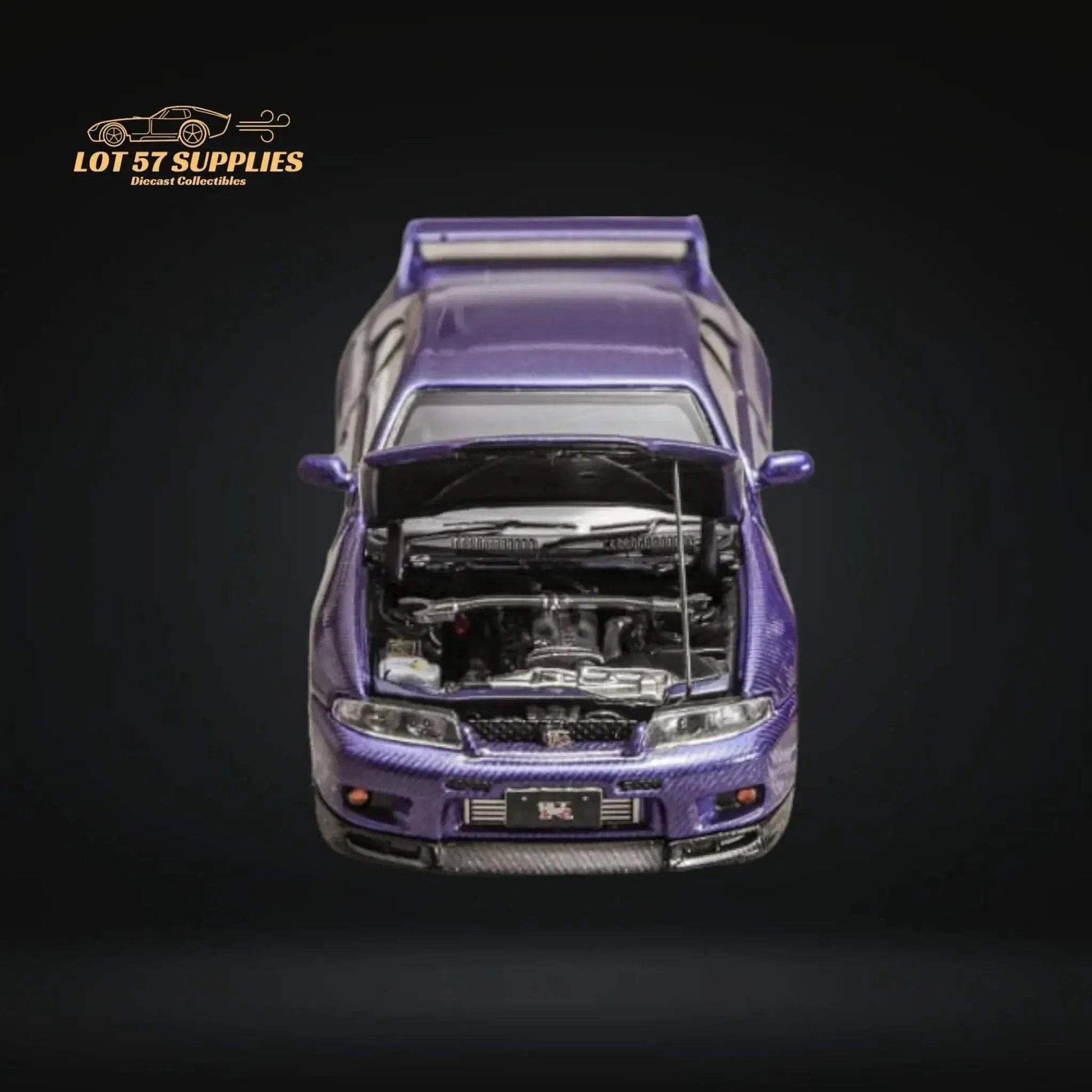 Focal Horizon Skyline GT-R R33 GT-R 4th Gen BCNR33 Full Carbon Purple 1:64 - ToylandEU