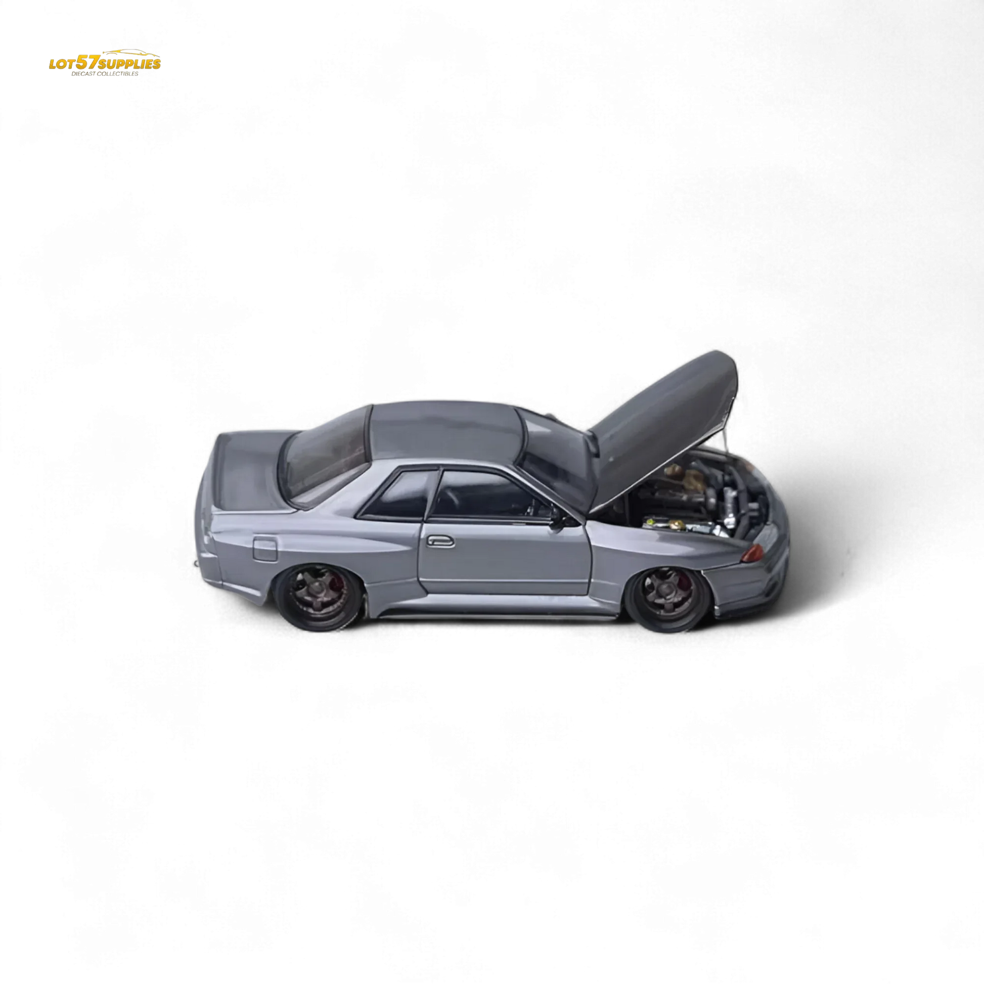 Focal Horizon Skyline GT-R R32 Grey Garage Active 1:64 - ToylandEU