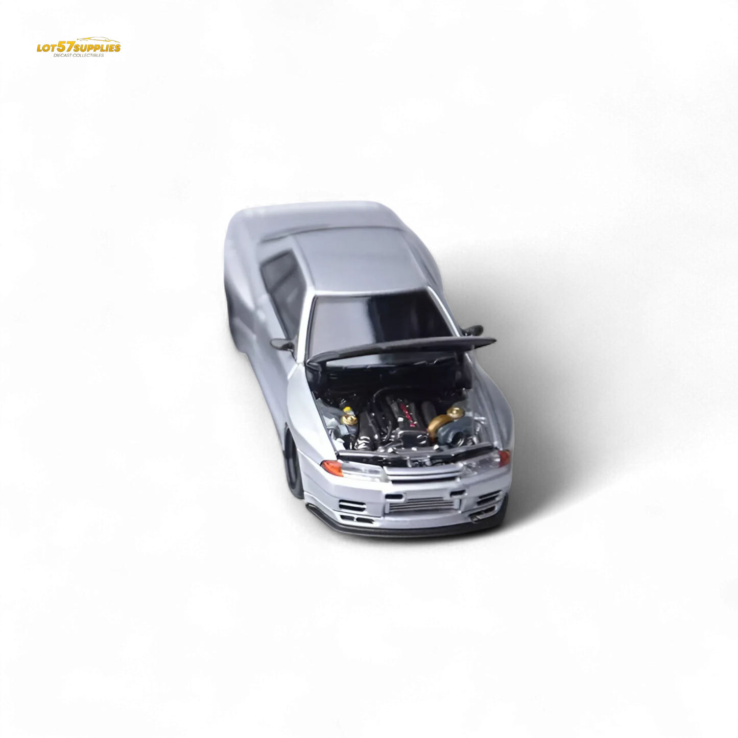 Focal Horizon Skyline GT-R R32 Silver Garage Active 1:64 - ToylandEU