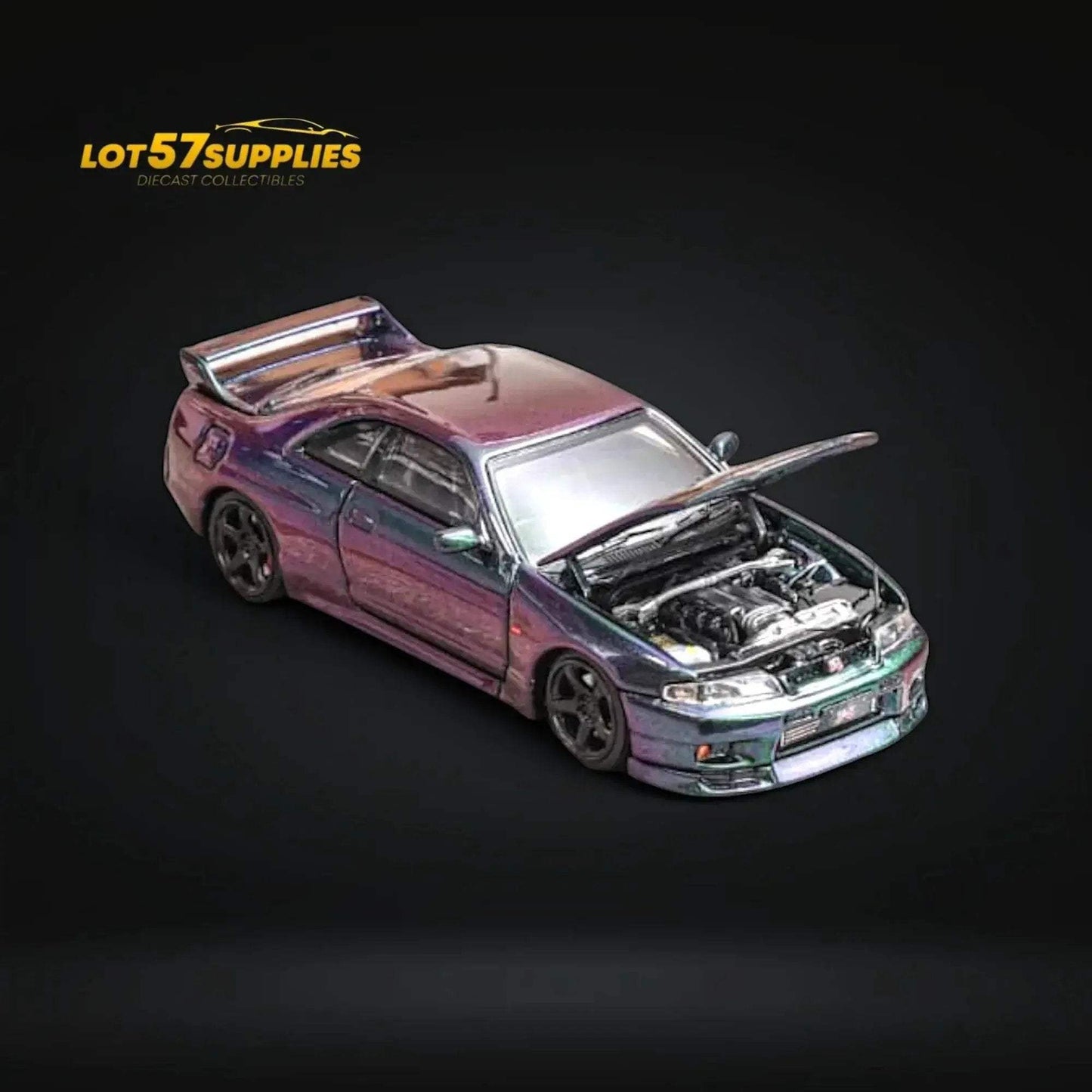 Focal Horizon Skyline GT-R R33 GT-R 4th Gen BCNR33 Magic Purple 1:64 - ToylandEU