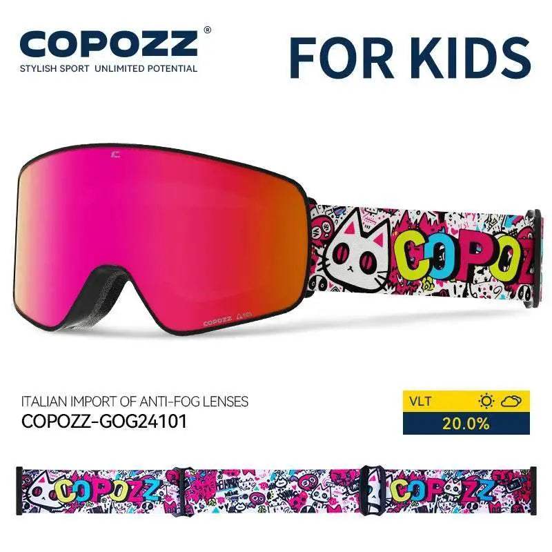  FogFree Kids Ski Goggles Magnetic Straps Toyland EU -  ToylandEU™