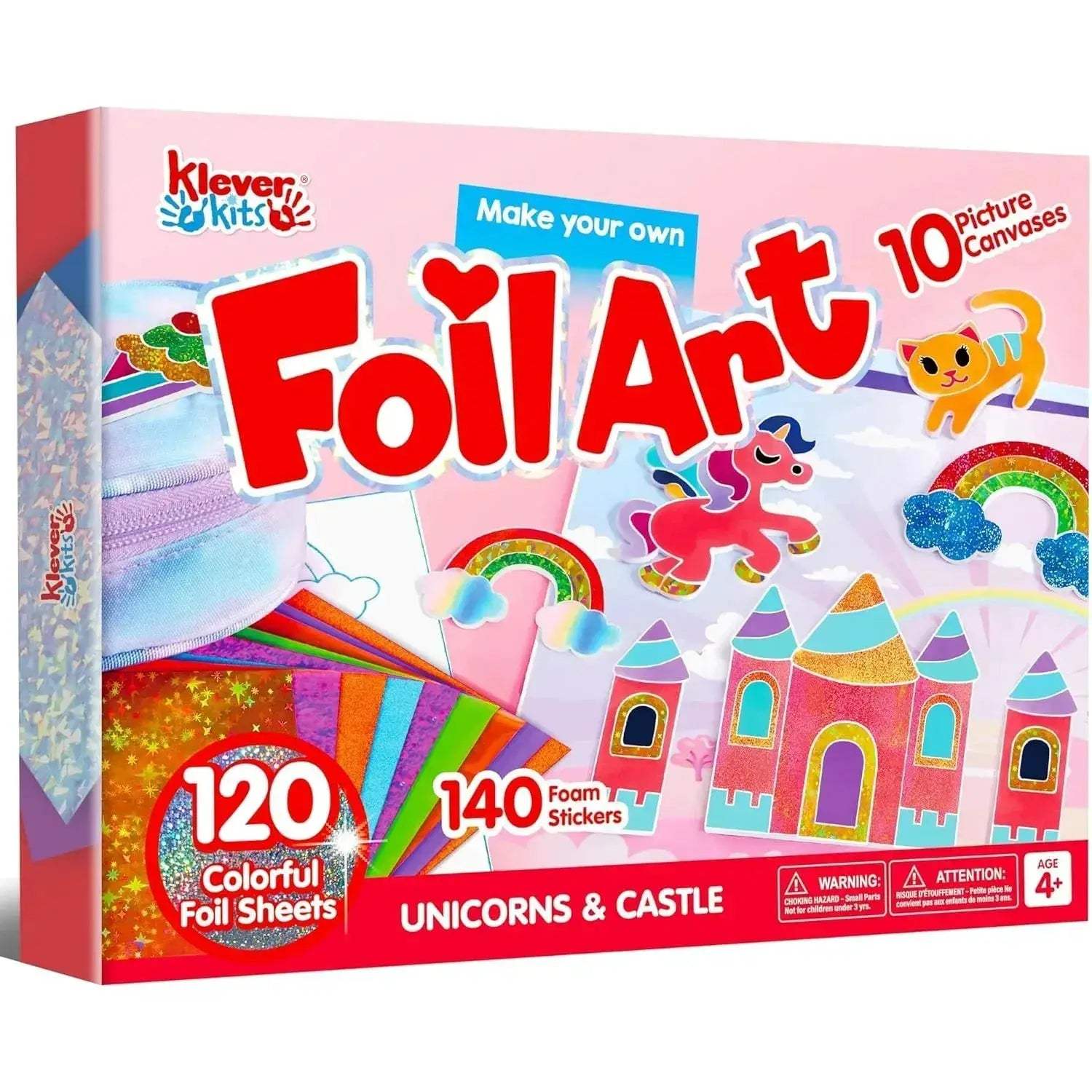 Foil Art Kit For Kids Mess Free Coloring Travel Fun - ToylandEU