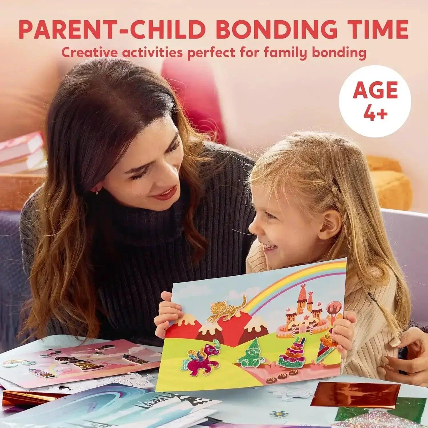  Foil Art Kit For Kids Mess Free Coloring Travel Fun -  ToylandEU™