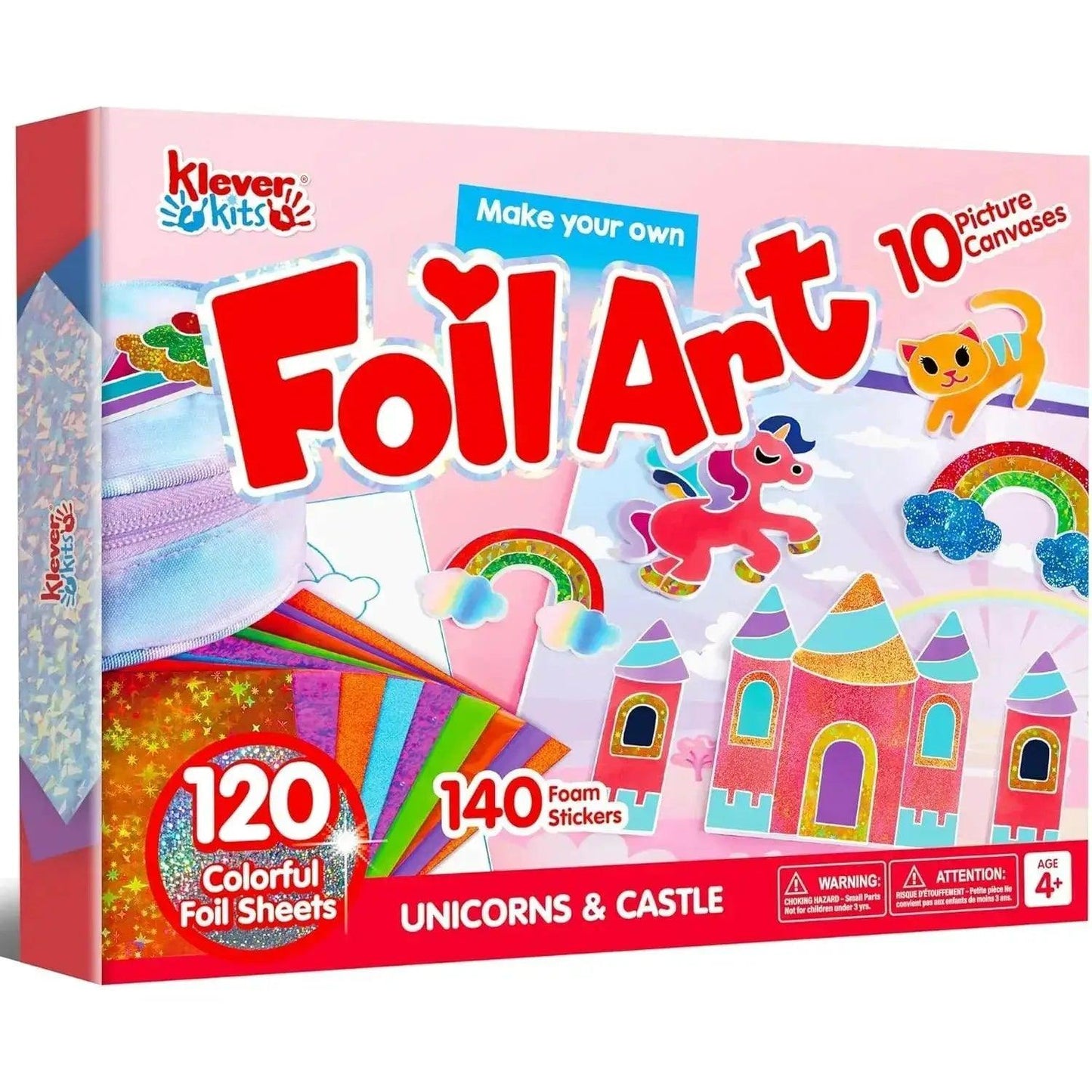  Foil Art Kit For Kids Mess Free Coloring Travel Fun -  ToylandEU™