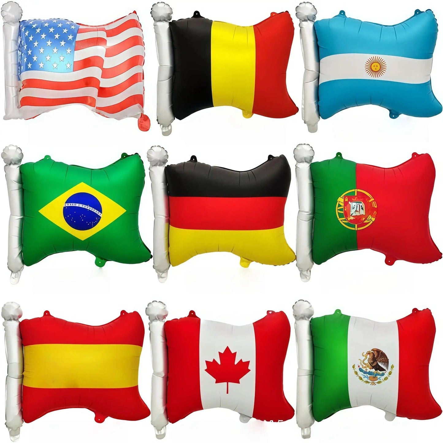  Football Themed Flag Aluminum Foil Balloons For Parties -  ToylandEU™