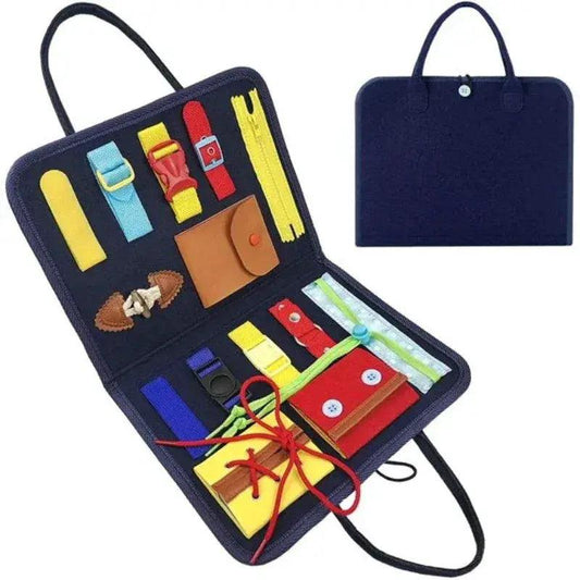  Foldable Busy Board Montessori Portable Sensory Toy -  ToylandEU™