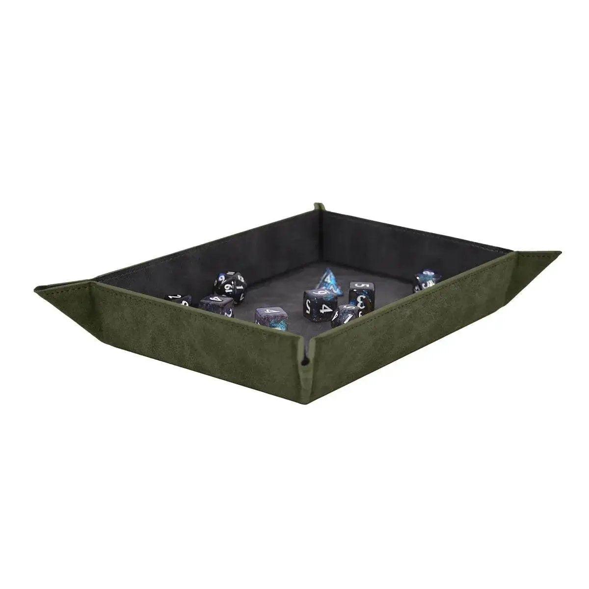  Emerald Foldable Dice Rolling Tray With Magnetic Walls -  ToylandEU™