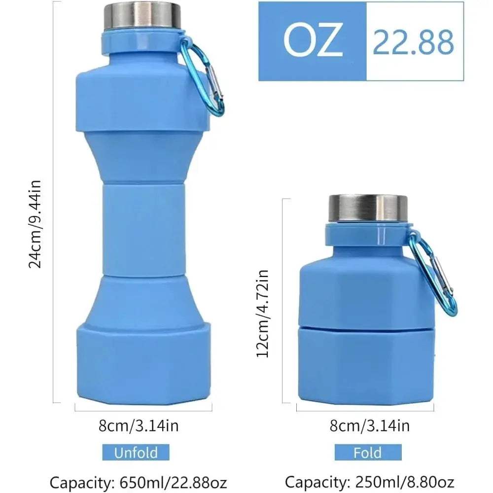 Foldable Fitness Water Bottle With Leakproof Seal Travel - ToylandEU