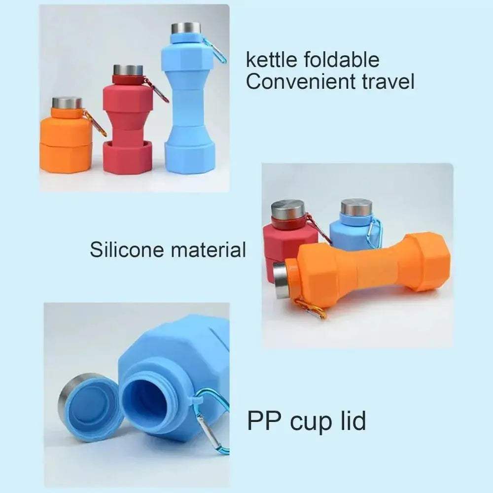 Foldable Fitness Water Bottle With Leakproof Seal Travel - ToylandEU