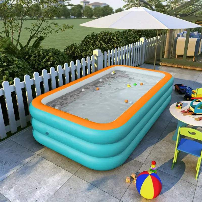 1PC Inflatable Swimming Pool Adult Outdoor Swimming Pool Courtyard Foldable Swimming Pool Suitable for Backyard Garden Family - ToylandEU