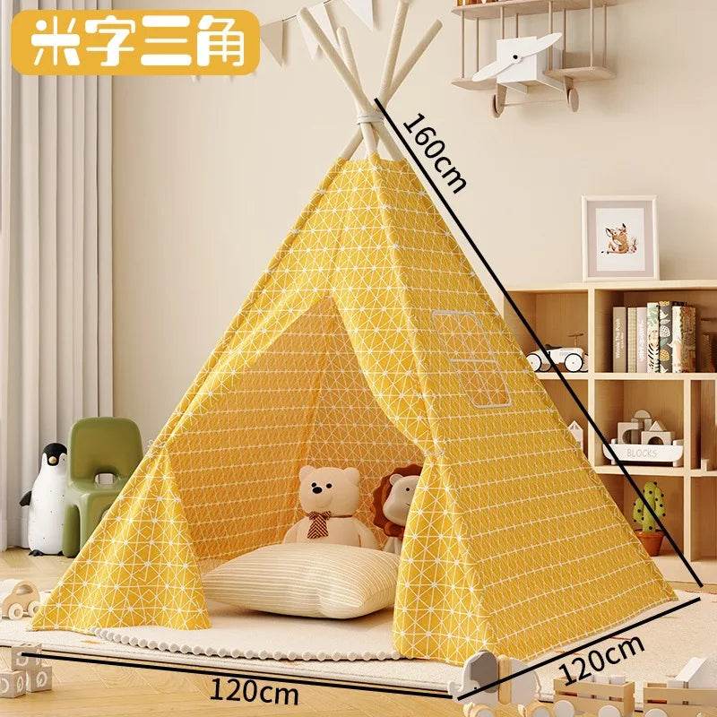 Foldable Kids Play Tent Wigwam Teepee for Boys And Girls - ToylandEU