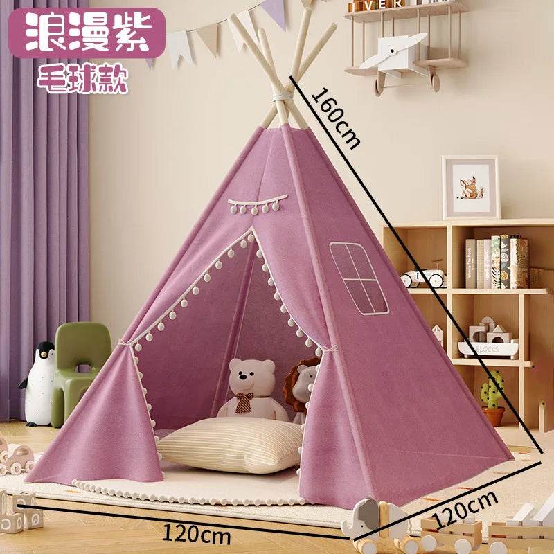 Foldable Kids Play Tent Wigwam Teepee for Boys And Girls - ToylandEU