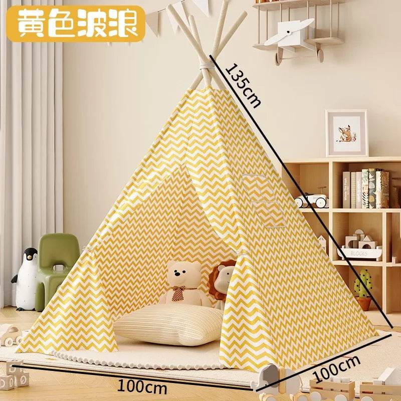 Foldable Kids Play Tent Wigwam Teepee for Boys And Girls - ToylandEU