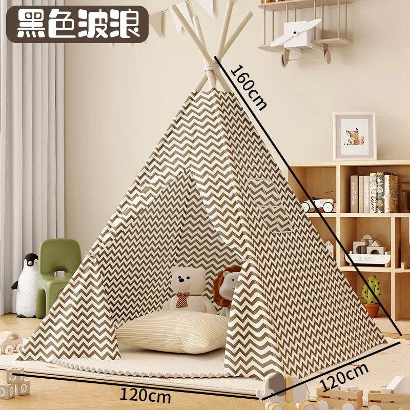Foldable Kids Play Tent Wigwam Teepee for Boys And Girls - ToylandEU