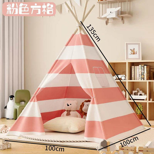 Foldable Kids Teepee Tent Princess Wigwam Design For Kids - ToylandEU