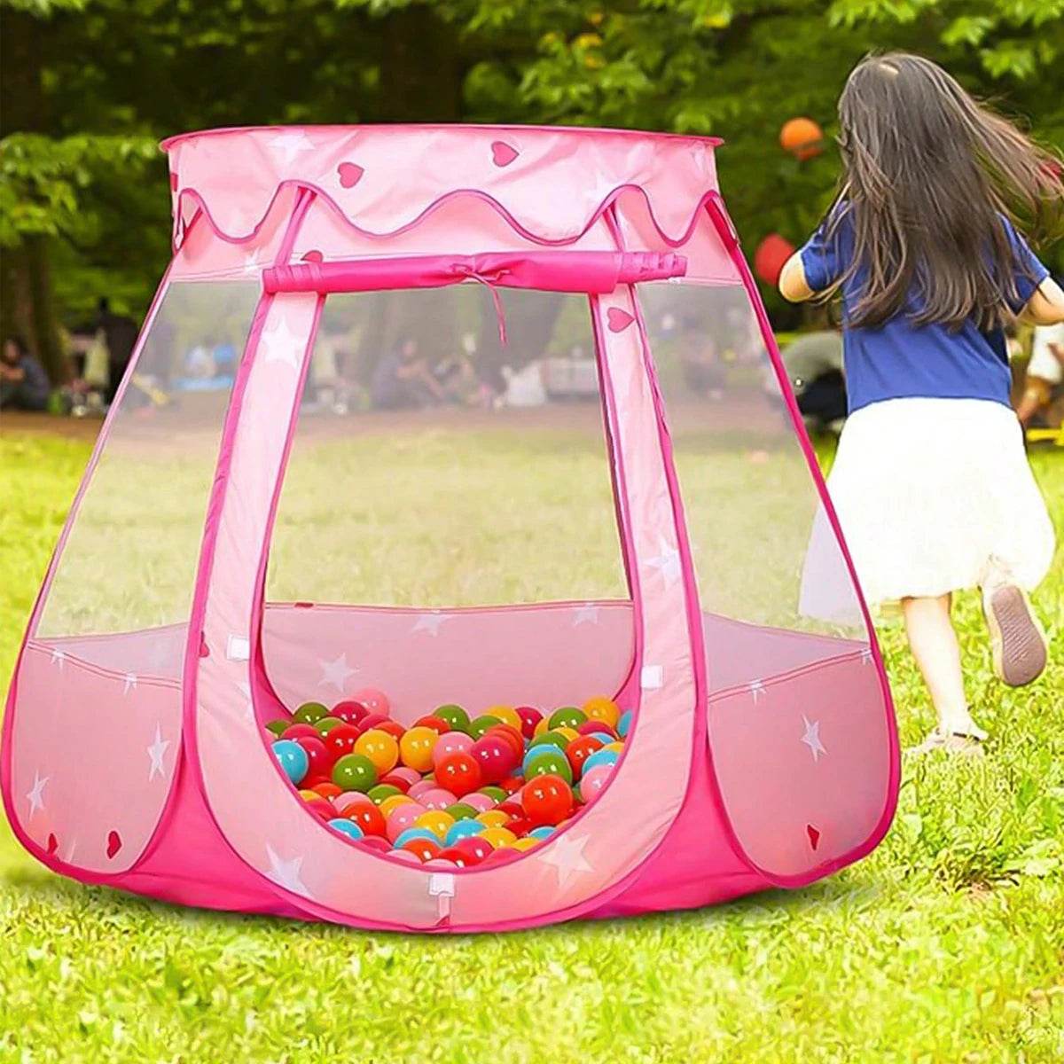 Foldable Kids Tent Playhouse Princess Dream For Girls - ToylandEU