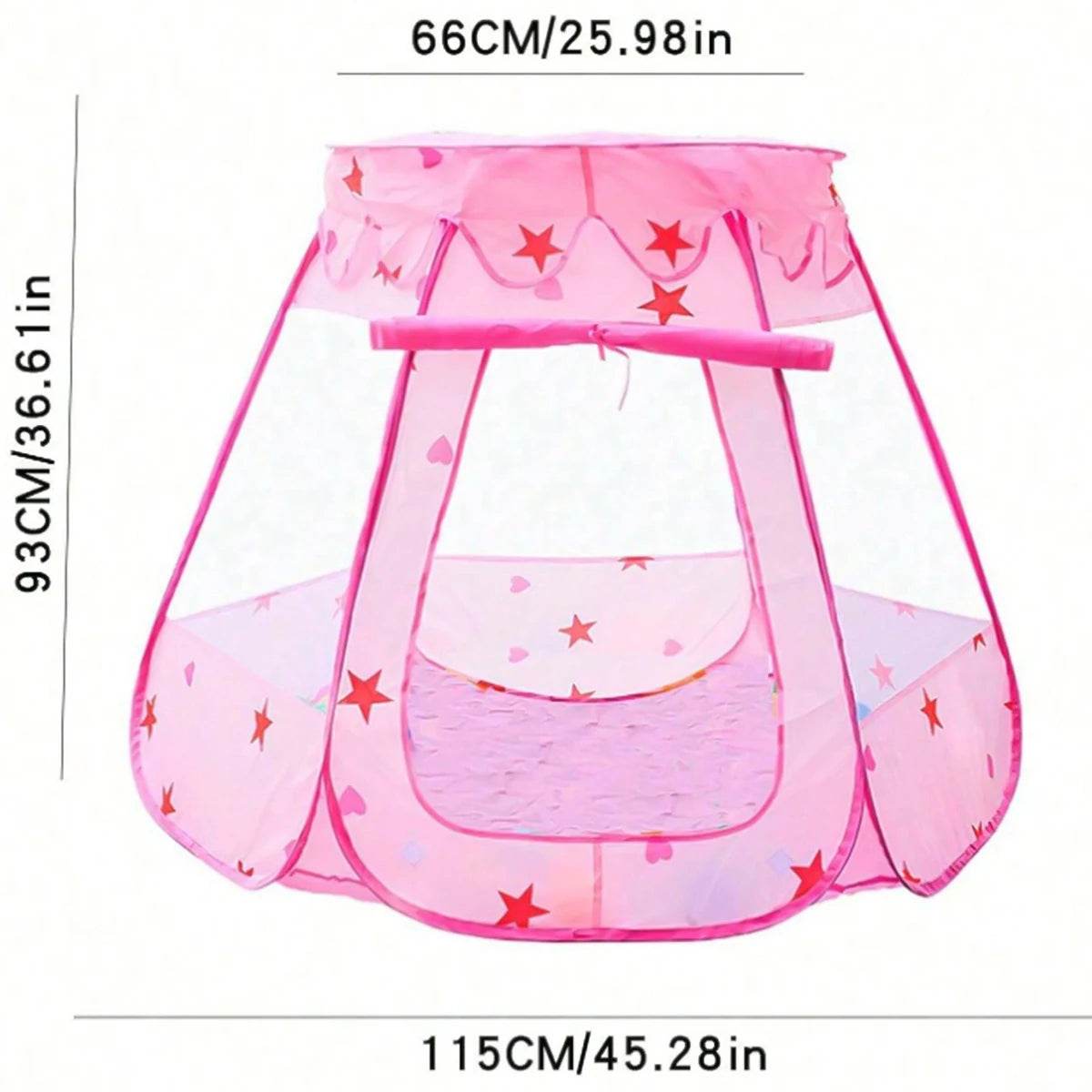 Foldable Kids Tent Playhouse Princess Dream For Girls - ToylandEU