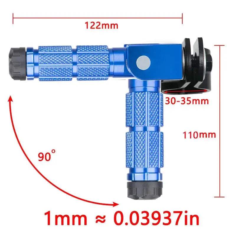 Foldable Motorcycle Pedals for Scooter and Electric Motorcycle - ToylandEU