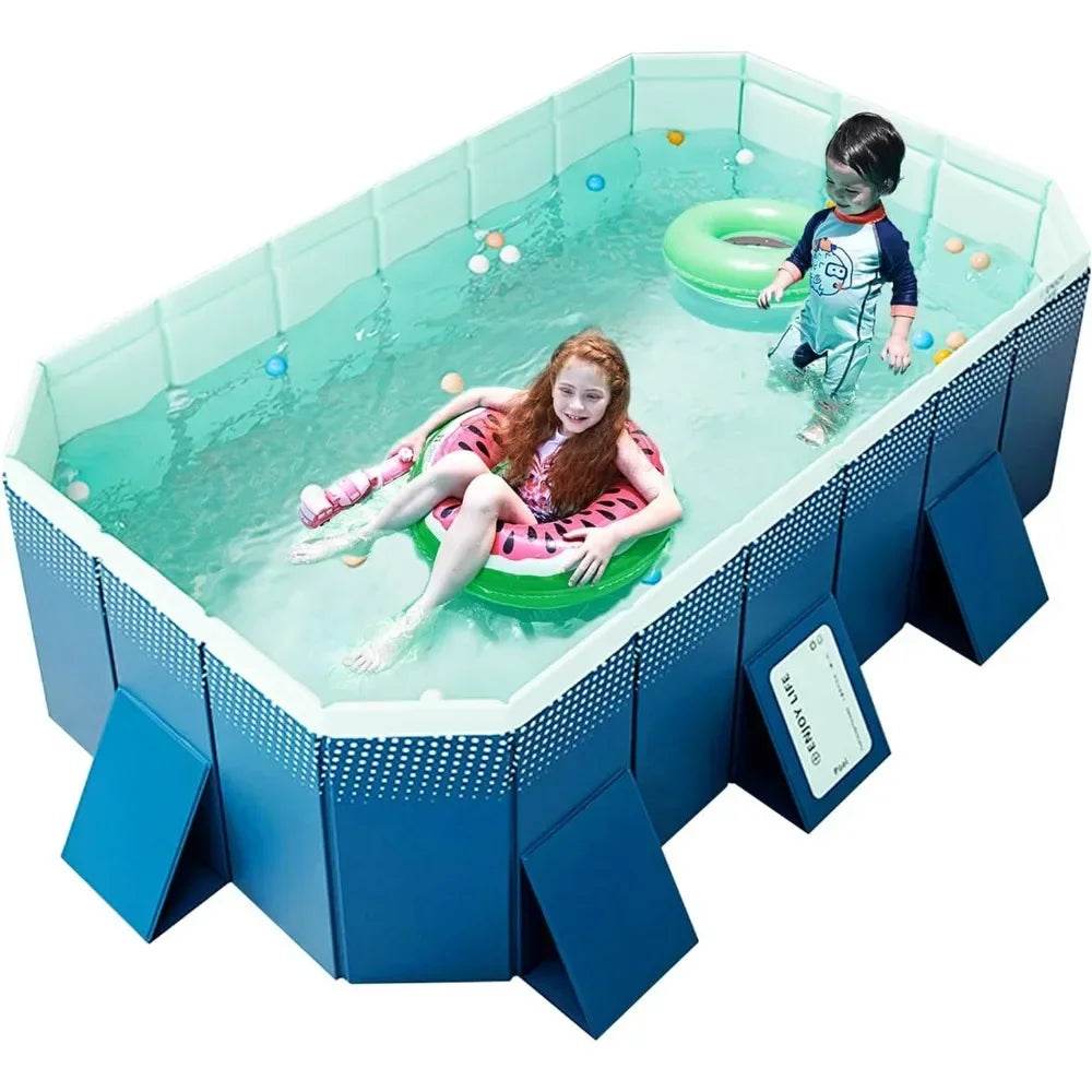 Foldable Non-Inflatable Kids' and Adults' Outdoor Swimming Pool - ToylandEU