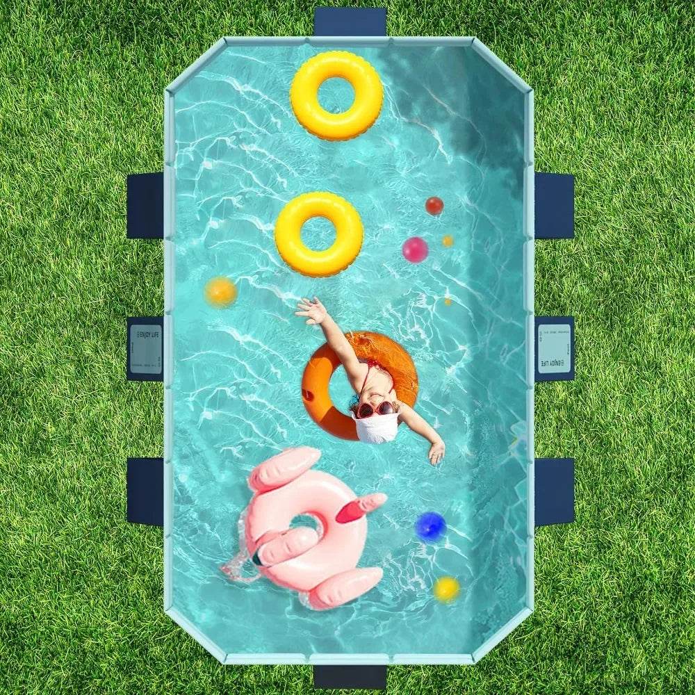 Foldable Non-Inflatable Kids' and Adults' Outdoor Swimming Pool - ToylandEU