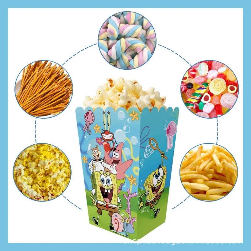 Foldable Paper Snack Box | SpongeBob Print | Toylandeu™