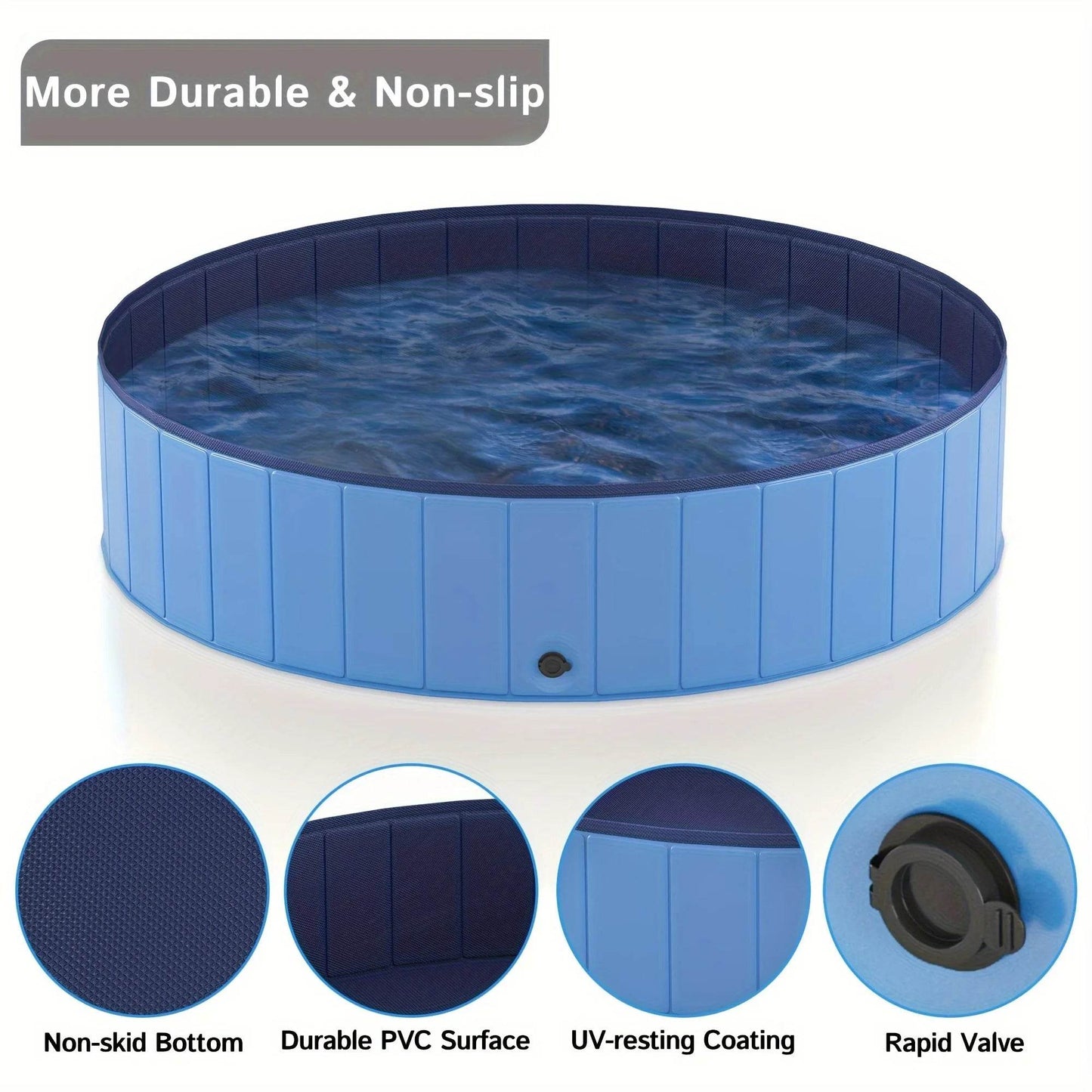 Foldable Pool – Portable Outdoor Bath Tub - ToylandEU