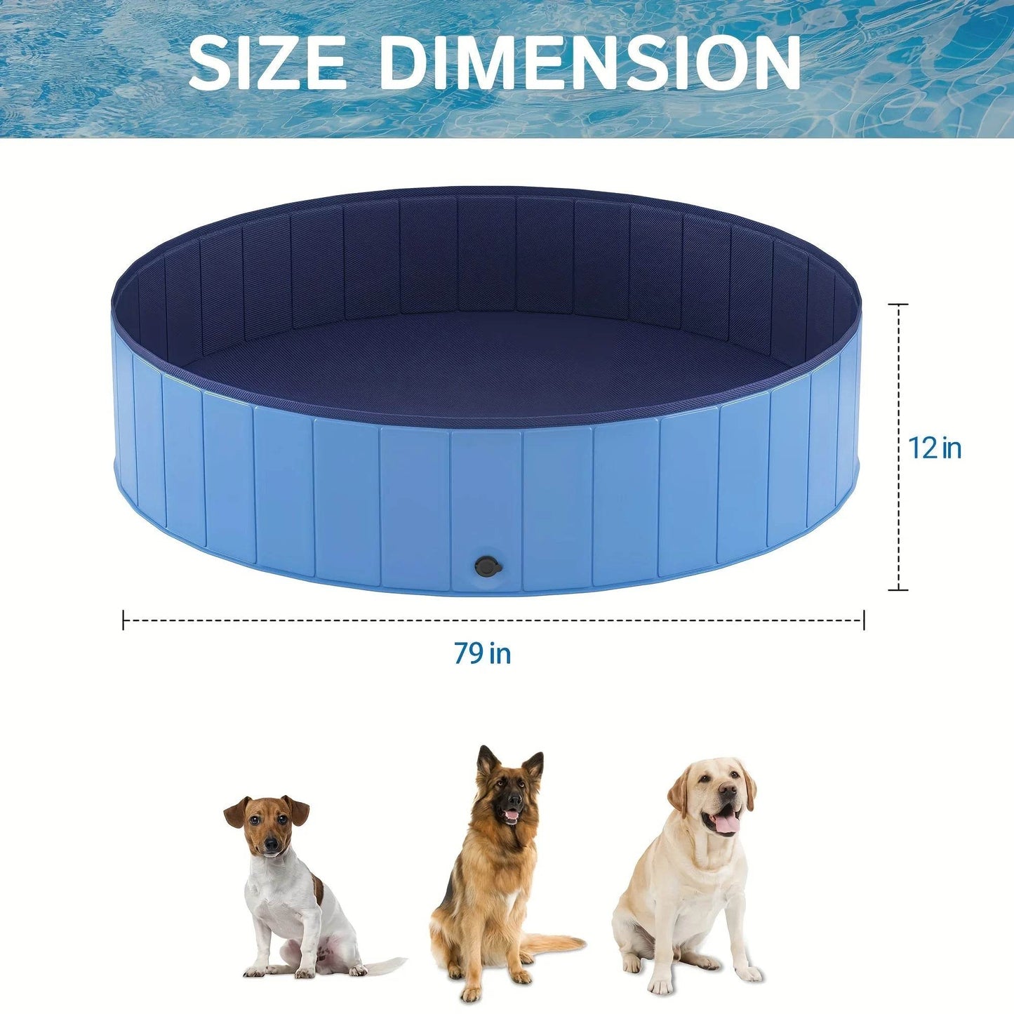 Foldable Pool – Portable Outdoor Bath Tub - ToylandEU