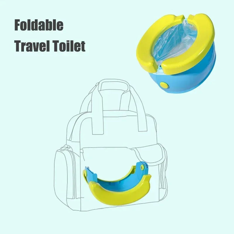 Foldable Portable Baby Potty For Travel And Potty Training - ToylandEU