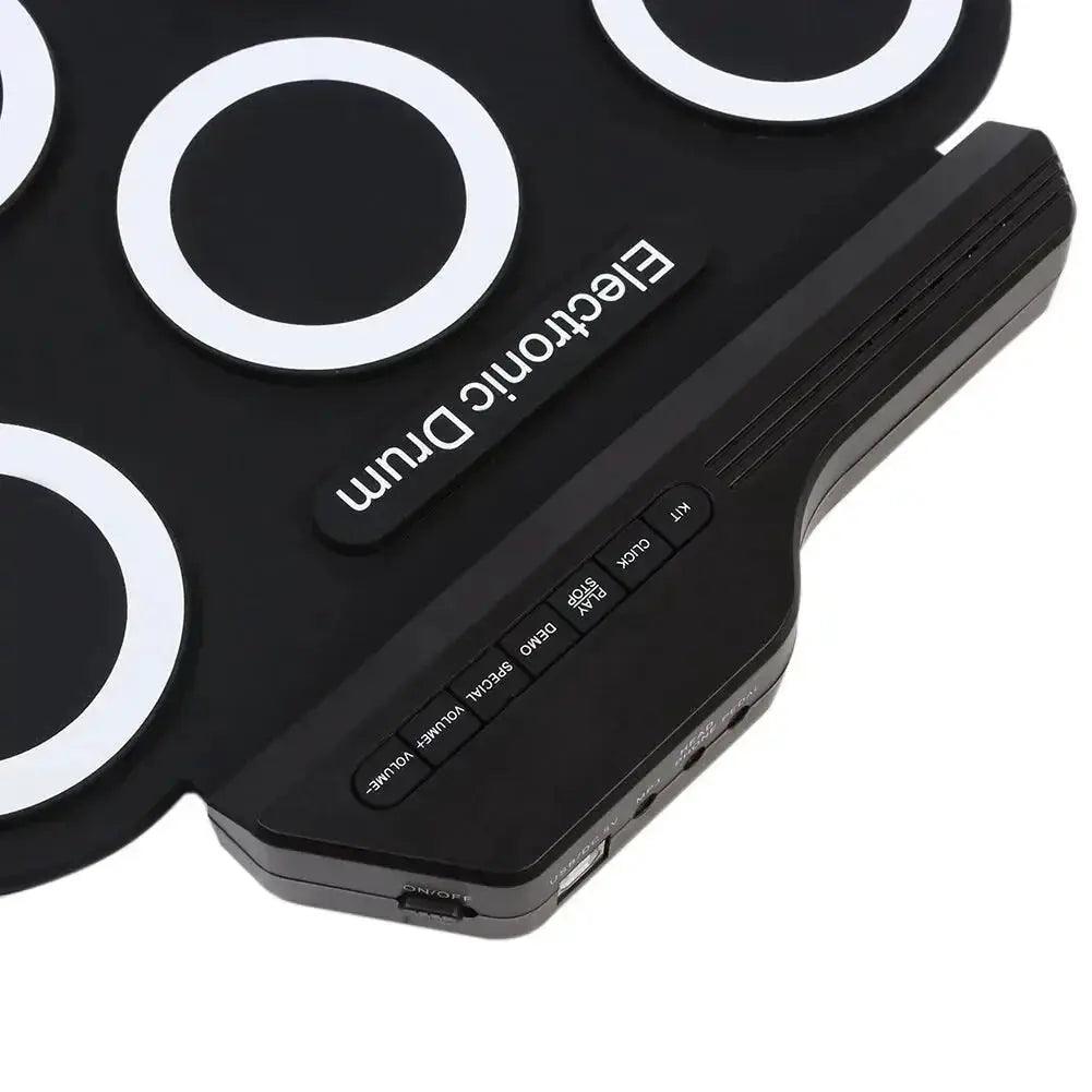  Foldable Silicone USB Drum Pad Kit Ultra Portable -  ToylandEU™