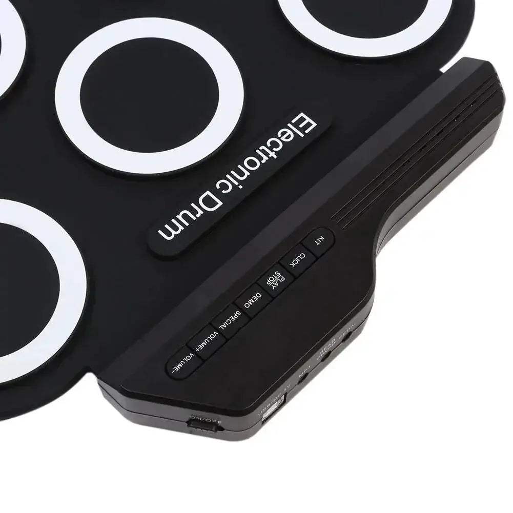 Foldable Silicone Usb Electronic Drum Pad Kit For Portable Practice - ToylandEU