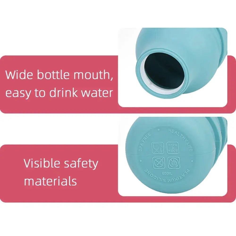  Foldable Silicone Water Bottle BPA Free Portable -  ToylandEU™