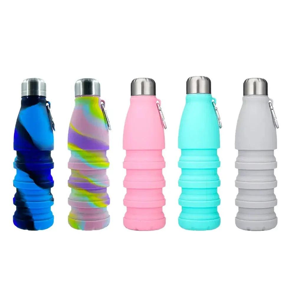 Foldable Silicone Water Bottle Eco Friendly 550ml -  ToylandEU™