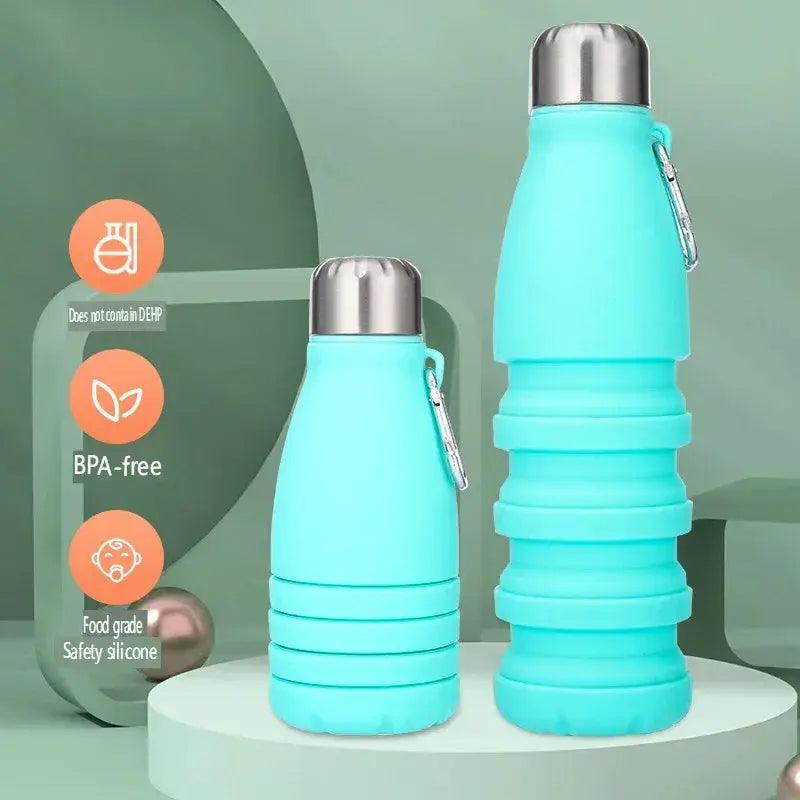  Foldable Silicone Water Bottle Eco Friendly 550ml -  ToylandEU™