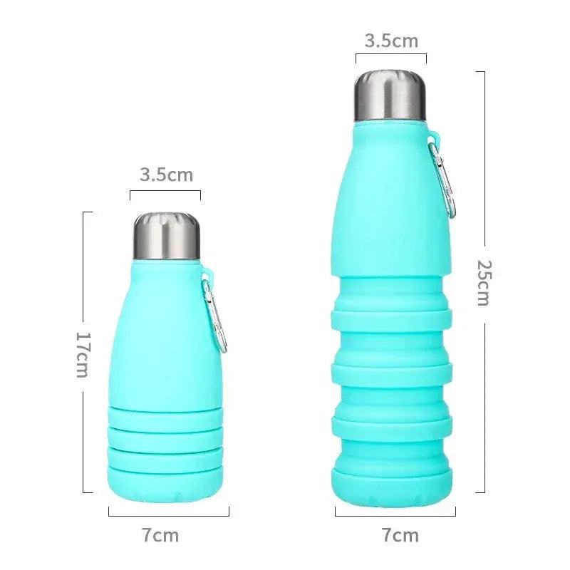  Foldable Silicone Water Bottle Eco Friendly 550ml -  ToylandEU™