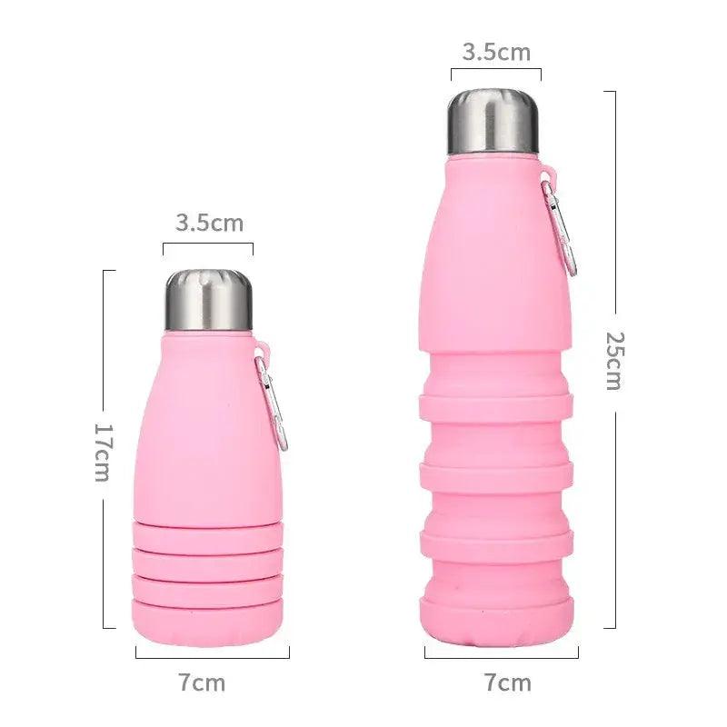  Foldable Silicone Water Bottle Eco Friendly 550ml -  ToylandEU™