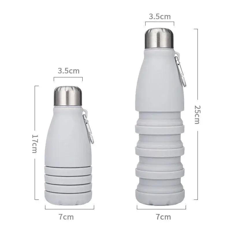  Foldable Silicone Water Bottle Eco Friendly 550ml -  ToylandEU™