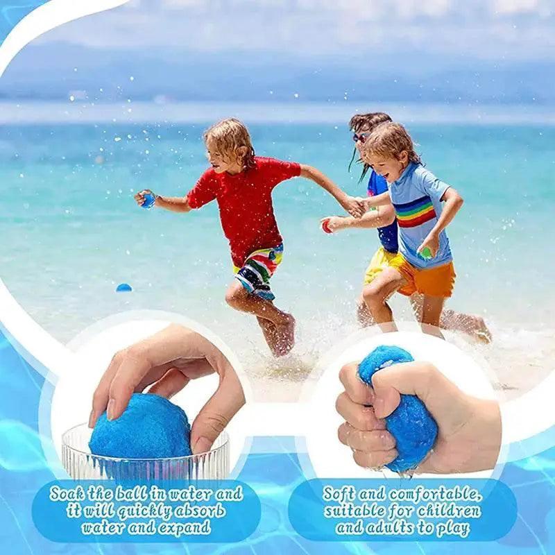  Snowballs Water Balls for Children Summer Outdoor Sports Toys Swimming Pool Beach Water Play Soft Safe Group Game Toy TMZ -  ToylandEU™