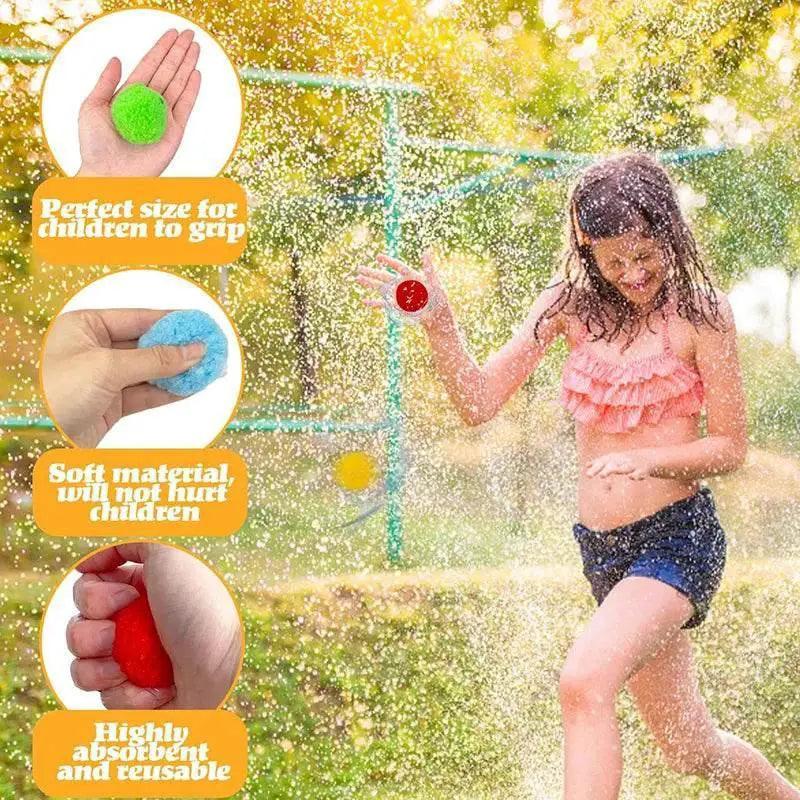 Snowballs Water Balls for Children Summer Outdoor Sports Toys Swimming Pool Beach Water Play Soft Safe Group Game Toy TMZ -  ToylandEU™