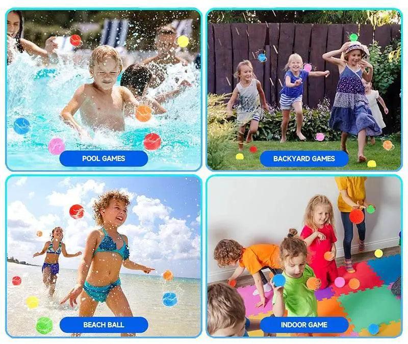  Snowballs Water Balls for Children Summer Outdoor Sports Toys Swimming Pool Beach Water Play Soft Safe Group Game Toy TMZ -  ToylandEU™