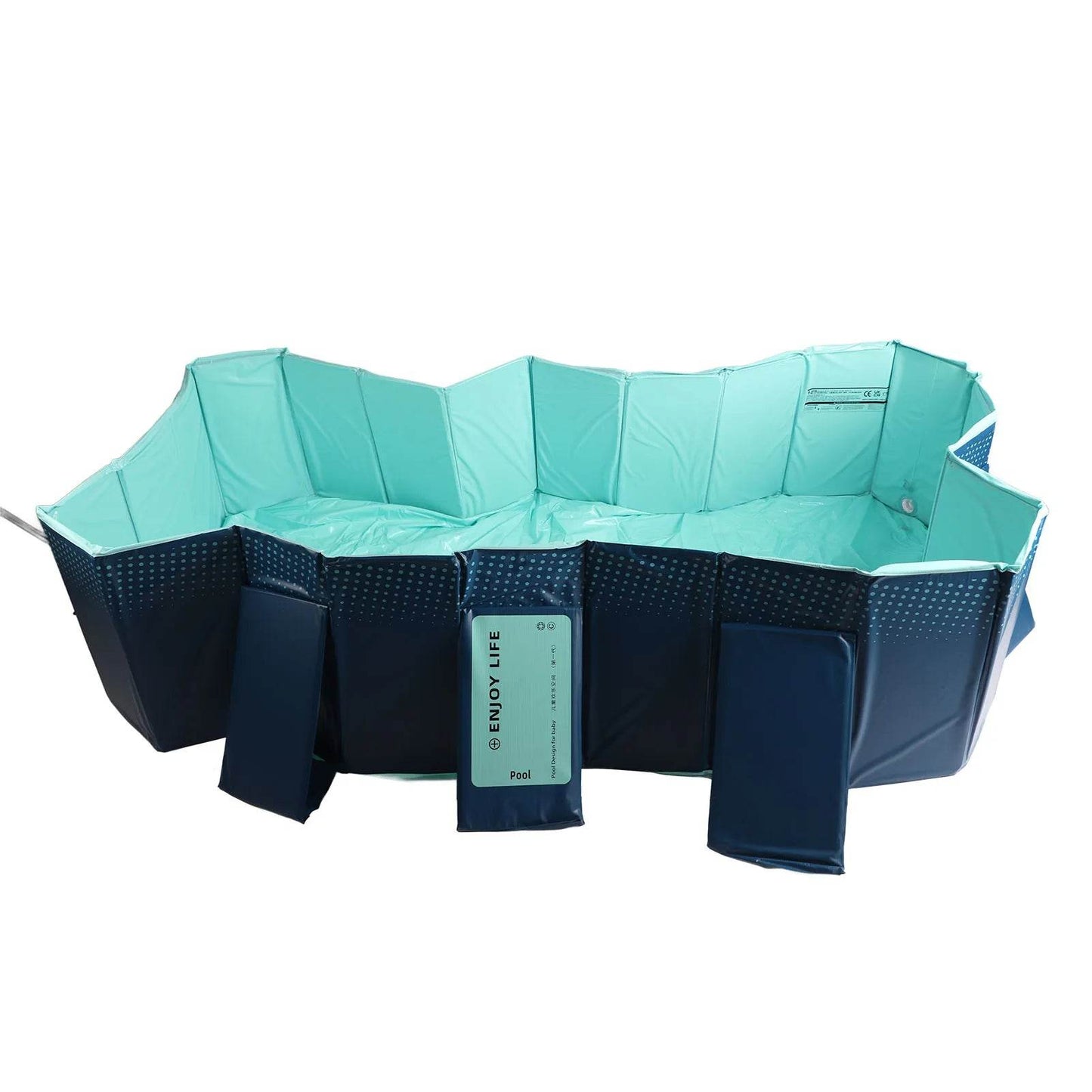 Foldable Swimming Pool Oversize Bath Pool Inflation Free 2.6m - ToylandEU