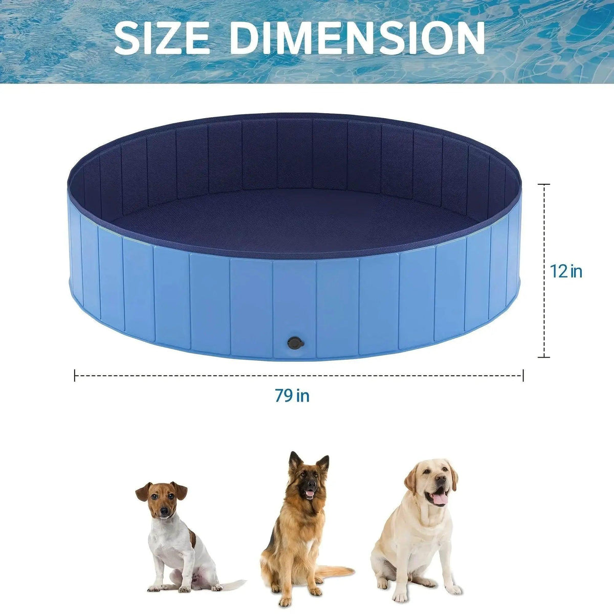  Foldable Pool – Portable Outdoor Bath Tub -  ToylandEU™