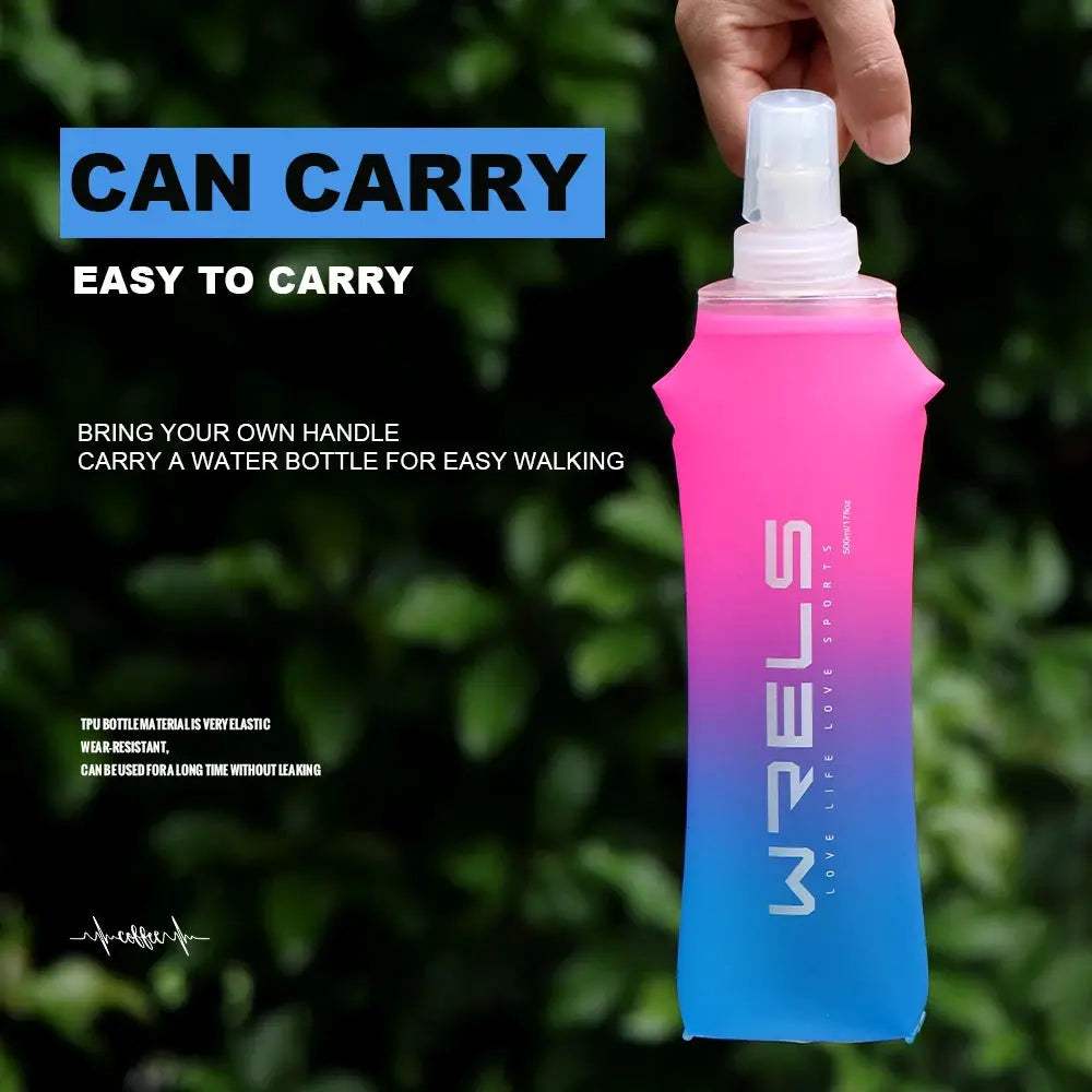  Foldable TPU Water Bottle Running And Hiking 500ml -  ToylandEU™