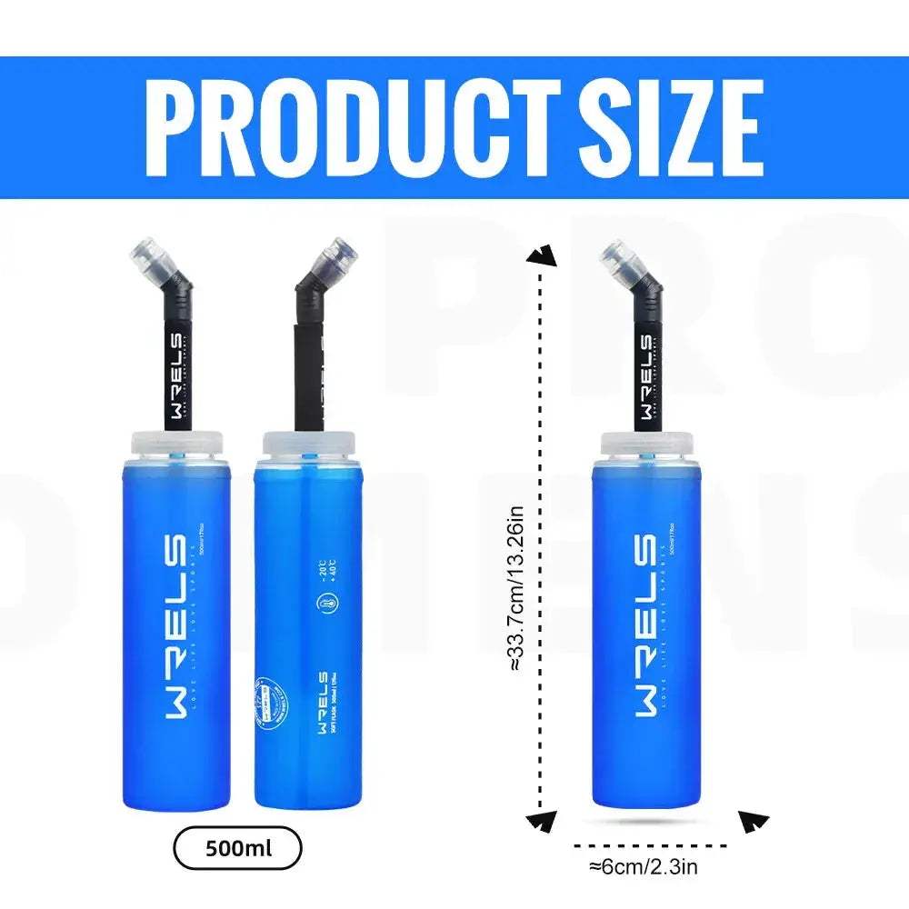 Foldable TPU Water Bottle With Soft Flask For Travel - ToylandEU