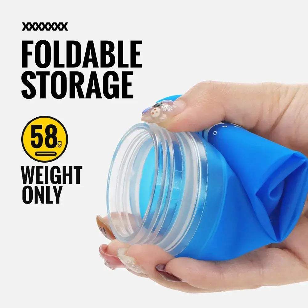 Foldable TPU Water Bottle With Soft Flask For Travel - ToylandEU