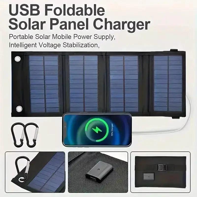  Foldable USB Solar Panel Charger For Phone Waterproof -  ToylandEU™