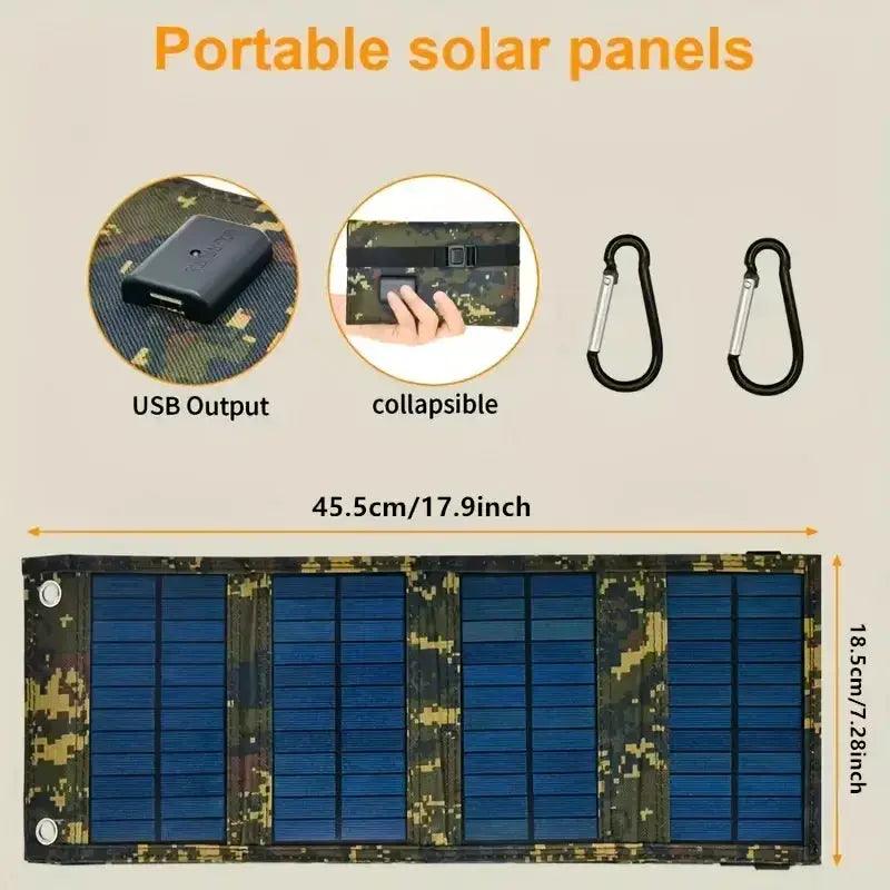  Foldable USB Solar Panel Charger For Phone Waterproof -  ToylandEU™