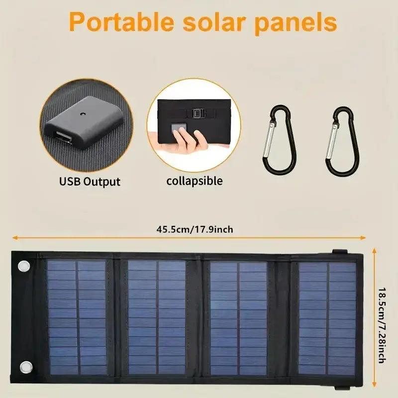  Foldable USB Solar Panel Charger For Phone Waterproof -  ToylandEU™