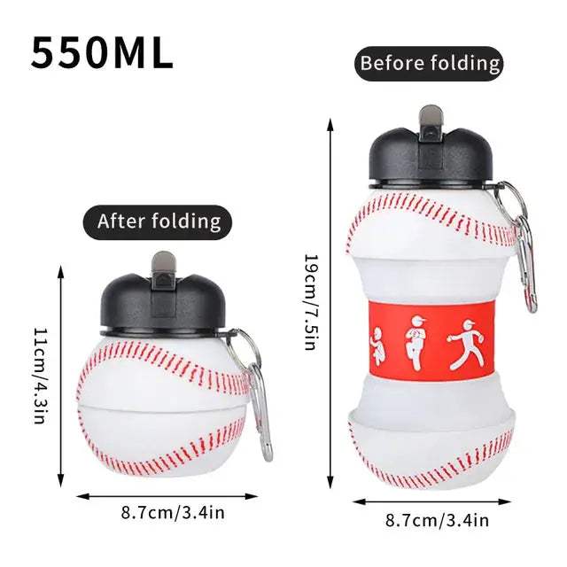  Foldable Water Bottle Leakproof Portable Cup Outdoors -  ToylandEU™