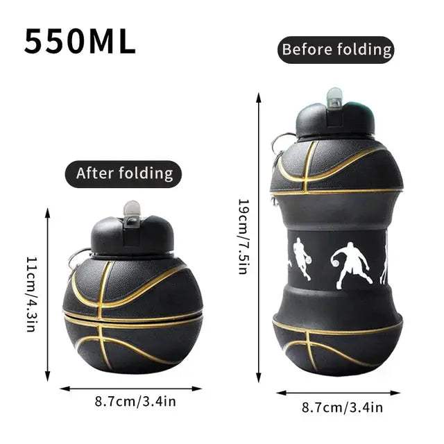  Foldable Water Bottle Leakproof Portable Cup Outdoors -  ToylandEU™